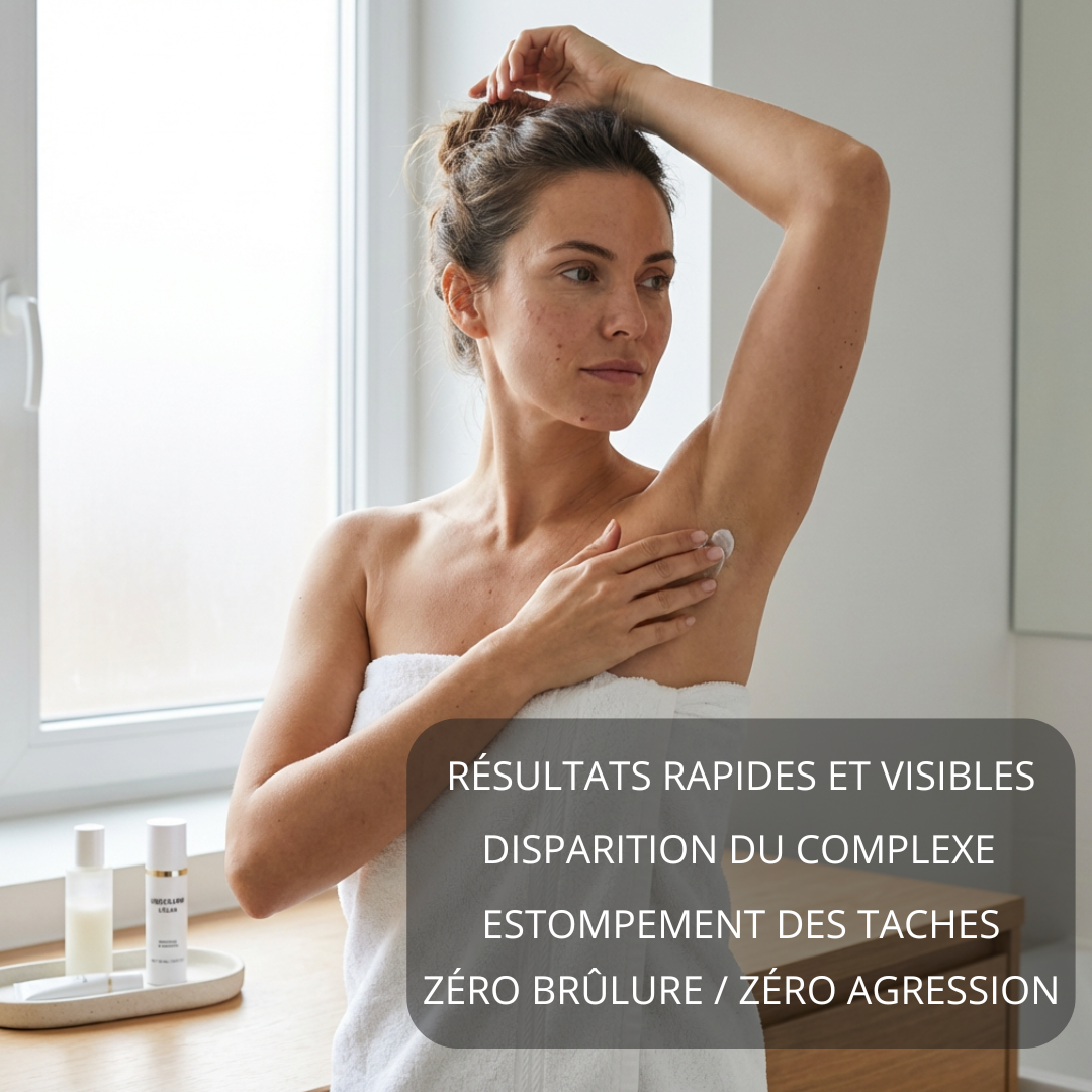 Crème illuminatrice pour les aisselles