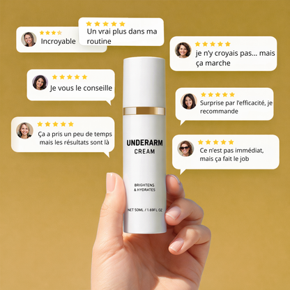 Crème illuminatrice pour les aisselles