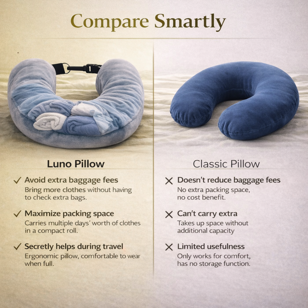 Space-Saving Travel Pillow